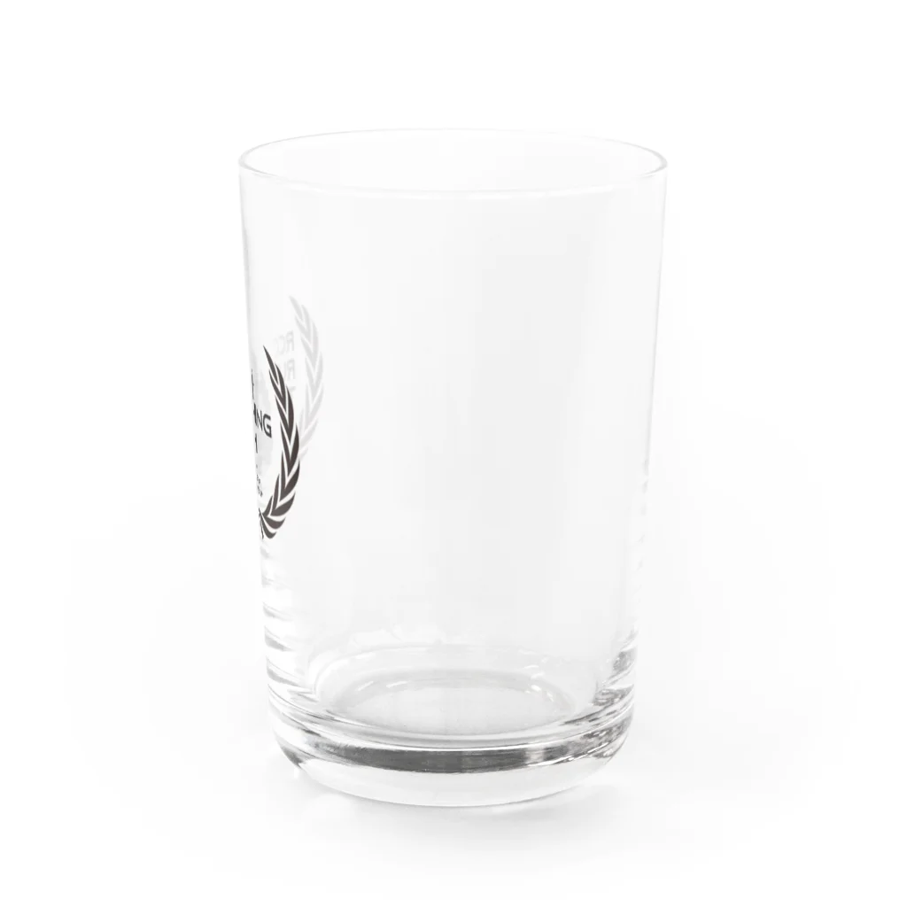 ロゴ3種類のA Water Glass :right