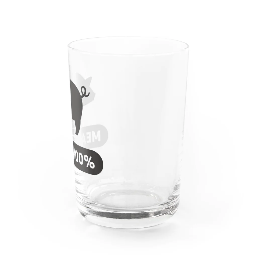 MOCOデザインのミート100％ Water Glass :right