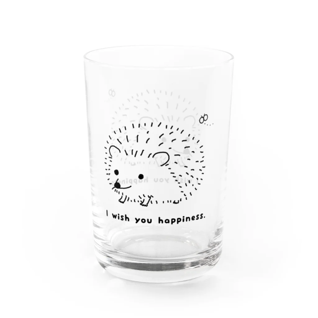 ニーニSHOPのちょうちょとハリネズミさん Water Glass :right