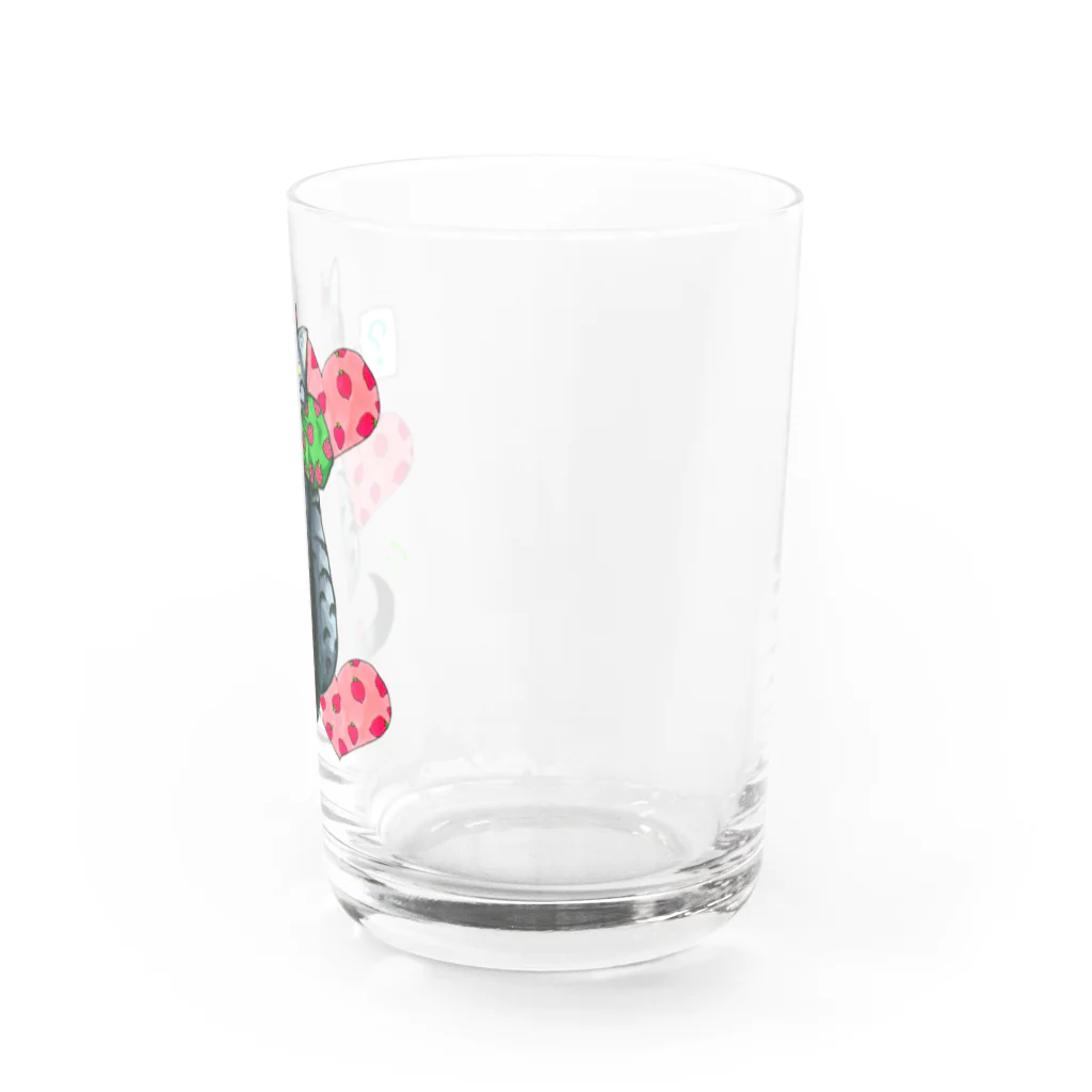 miku'ꜱGallery星猫のいちご大好きにゃんこ Water Glass :right