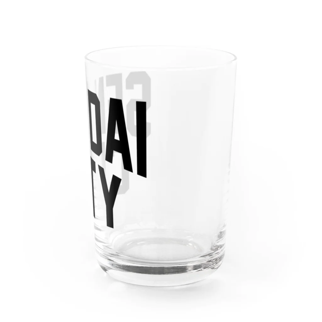 JIMOTO Wear Local Japanのsendai CITY　仙台ファッション　アイテム Water Glass :right