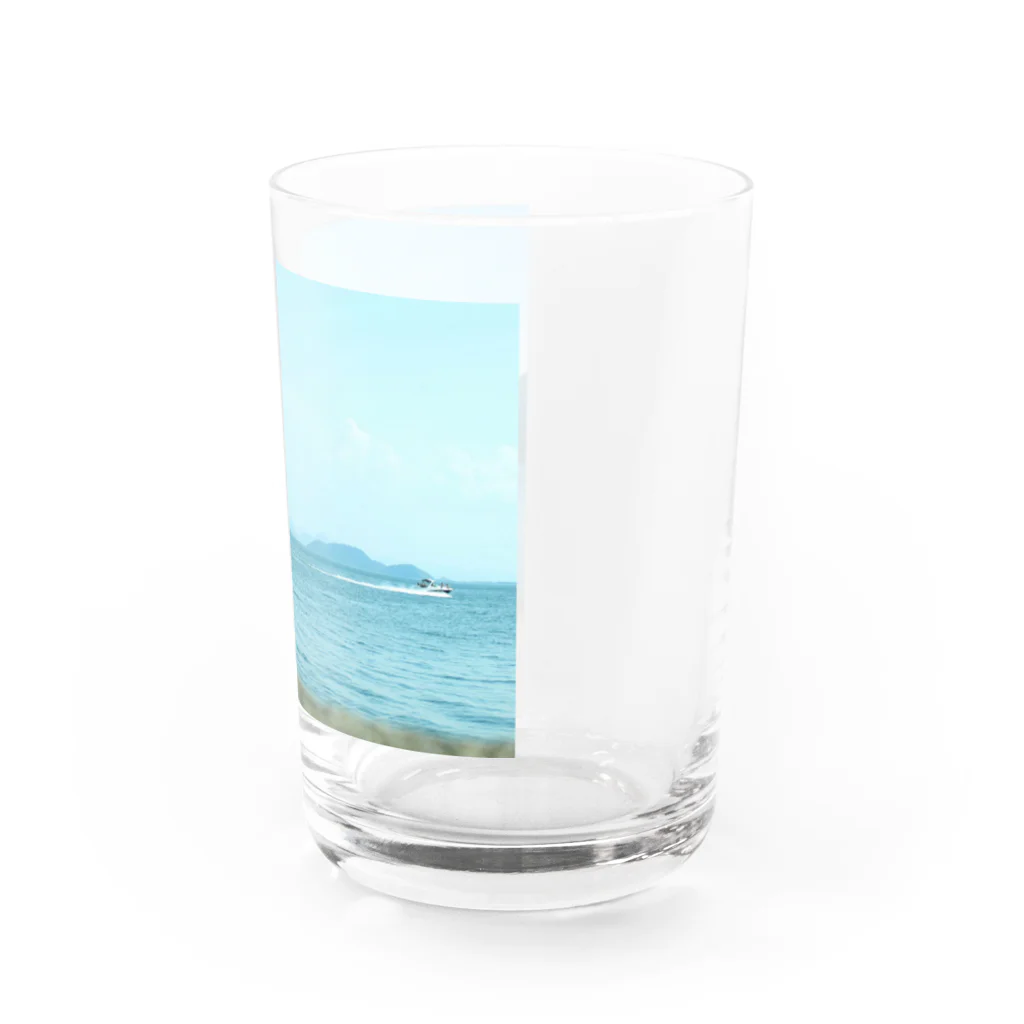 Photoshopの青空と湖 Water Glass :right