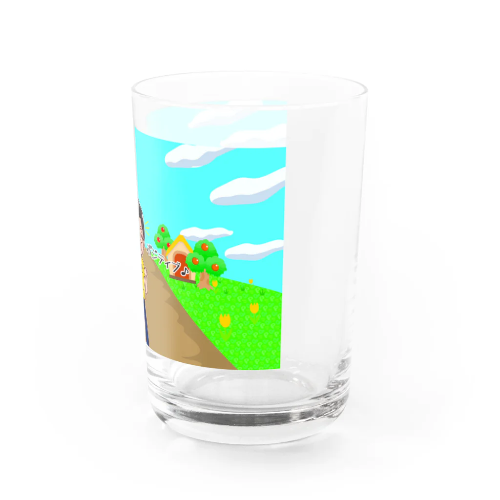 貧乏系YouTuber 「Pさん」の公式グッズのPさん７月の気まぐれグッズ Water Glass :right