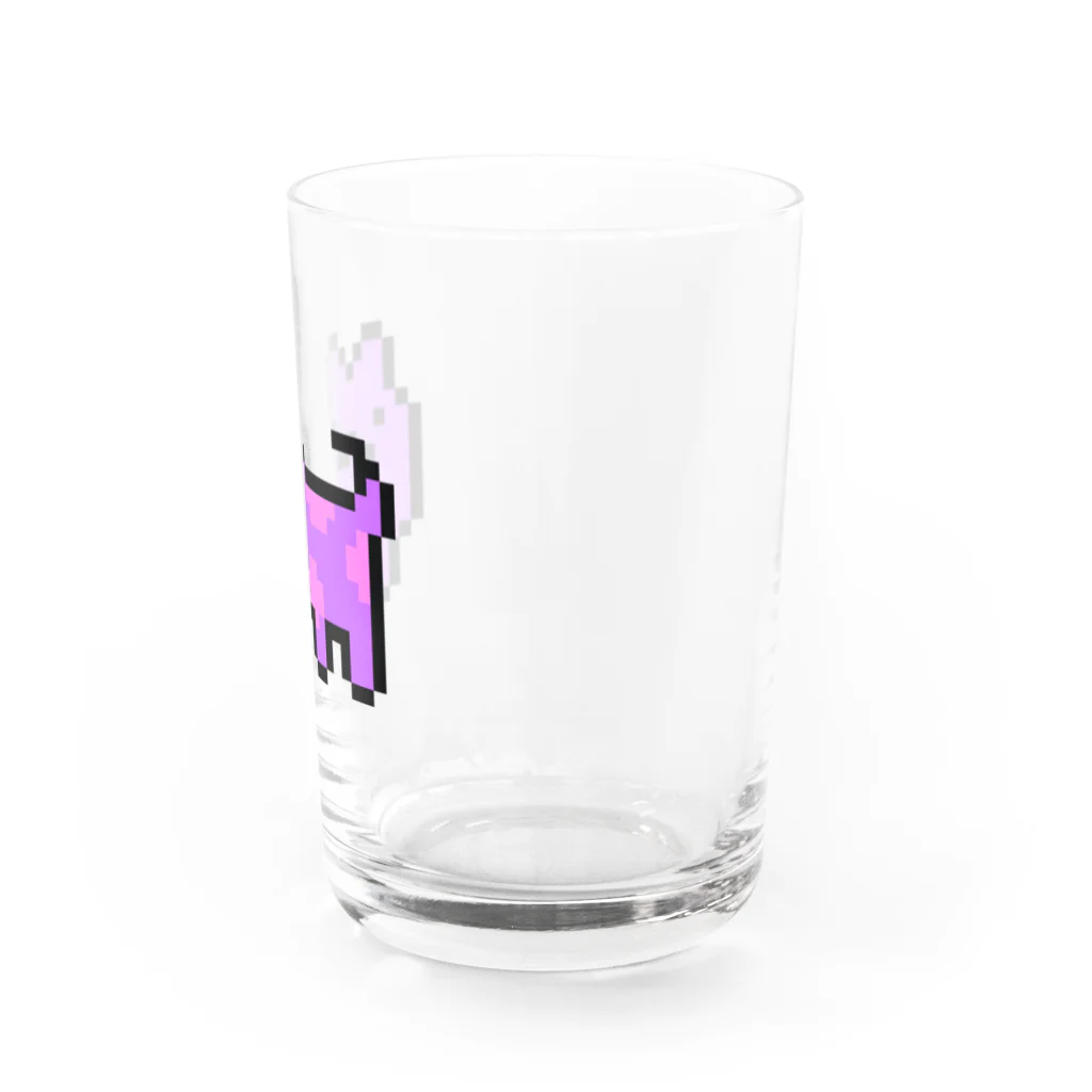 ことだま日記 グッズショップのやみねこ Water Glass :right