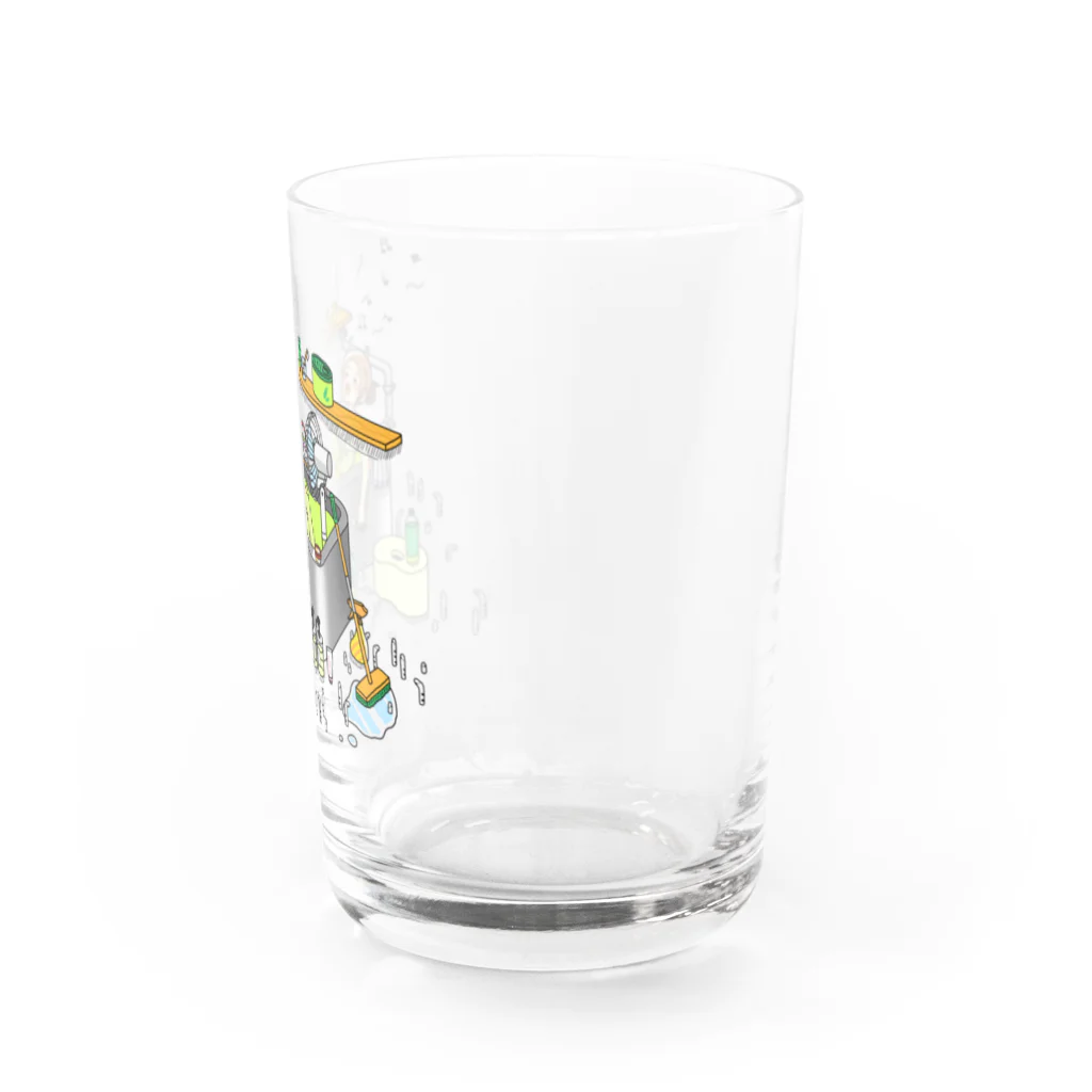 HIRA@ヨーグルトさんの夏 Water Glass :right