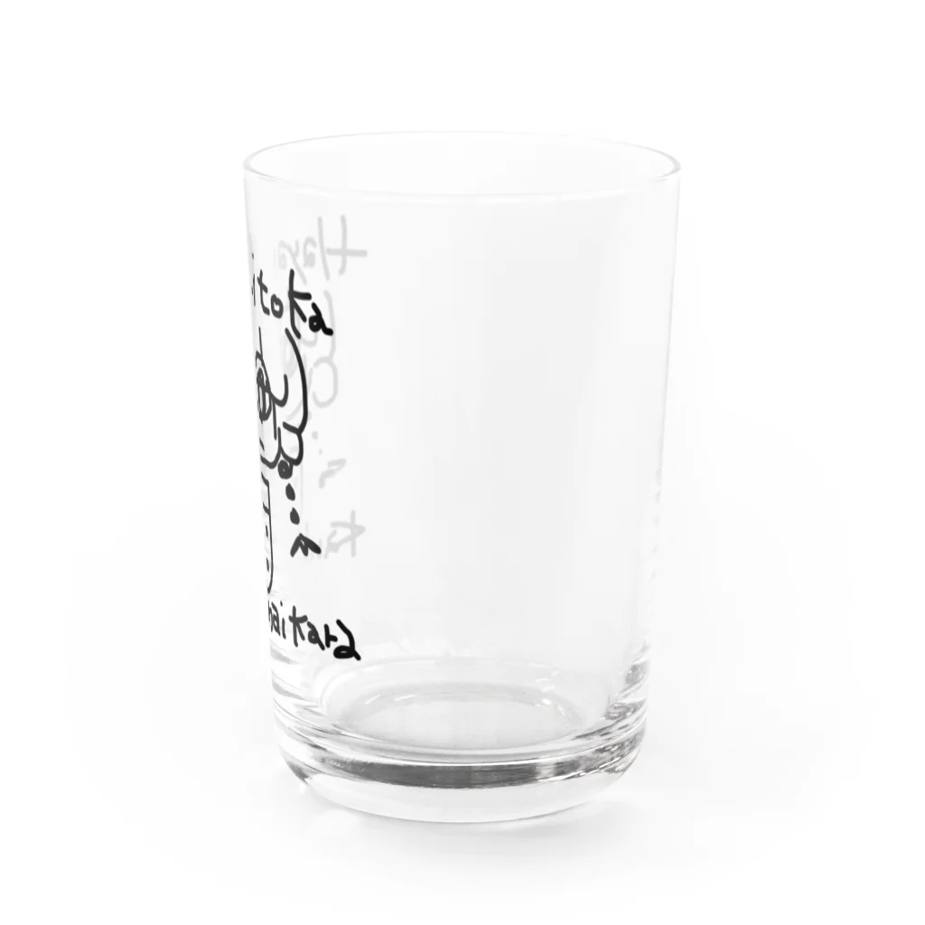 蒼磨のタピ子てやん Water Glass :right