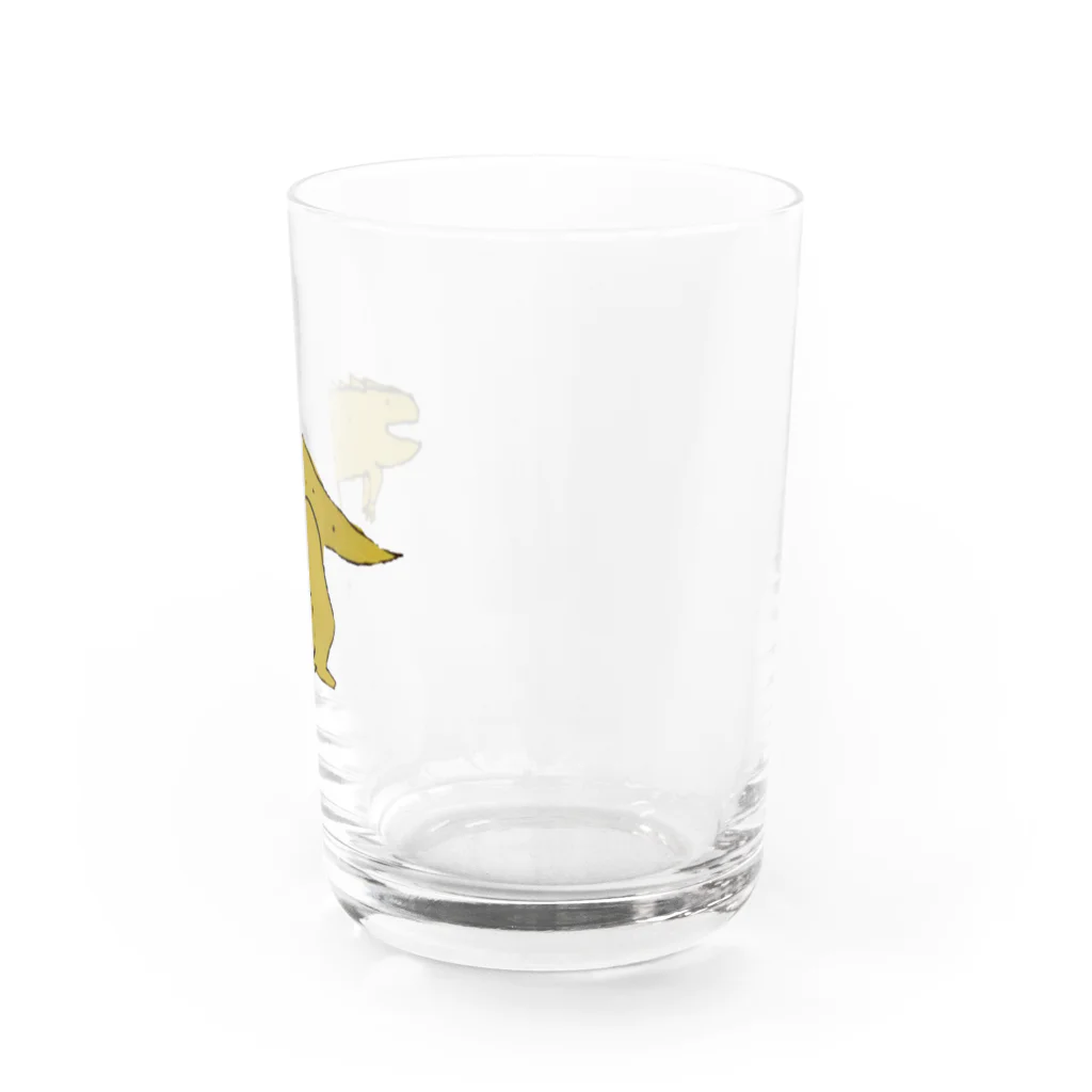 kennyのつづサウロス Water Glass :right