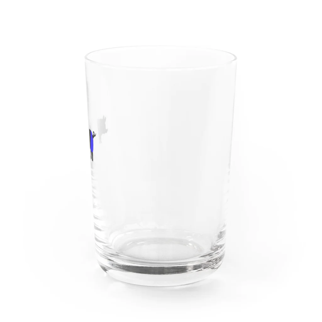 ピッグまんの夏の季節ですね。ビキニ×ブタ Water Glass :right