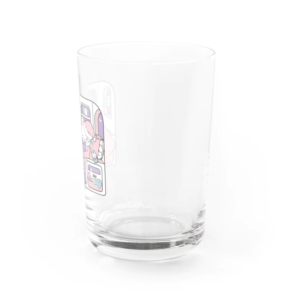 もぷ＠もぷうさLINEスタンプ発売中！のおやすみもぷうさ Water Glass :right