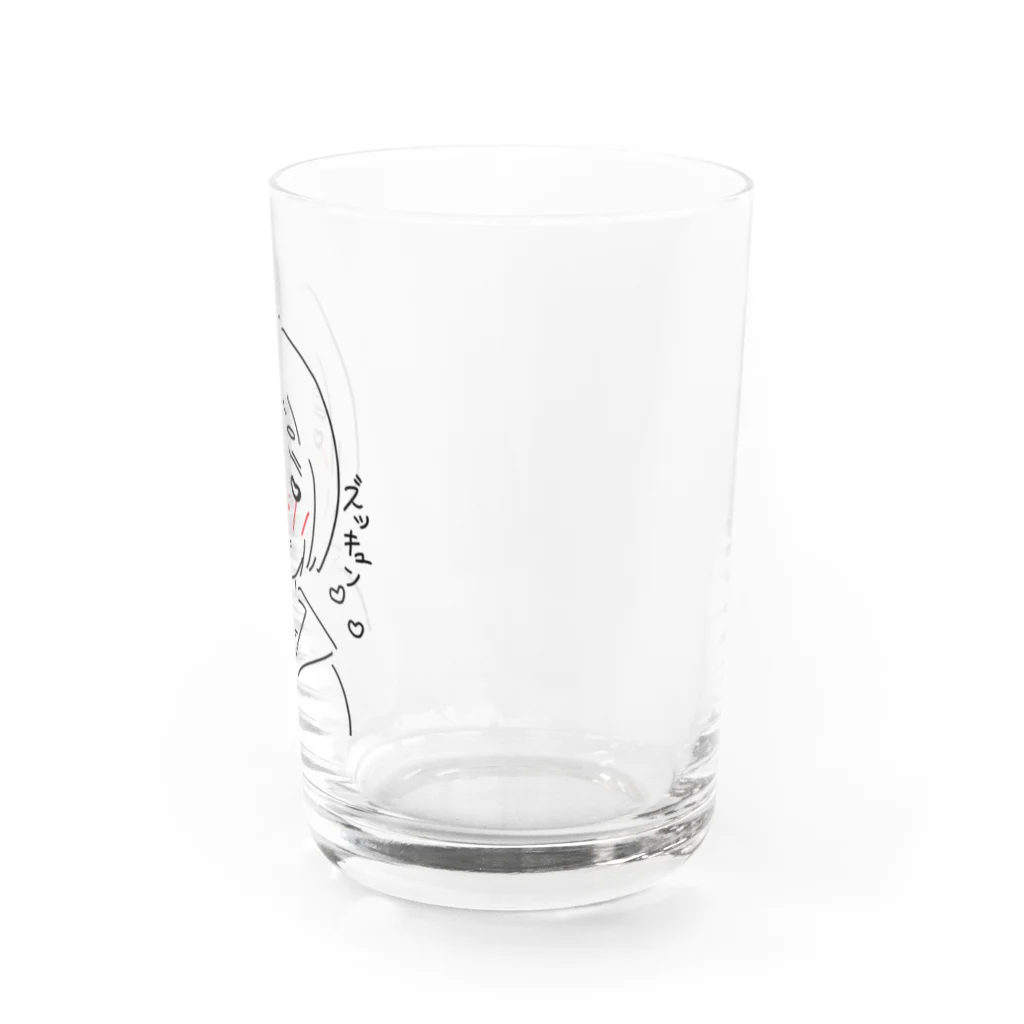 かえるのずっきゅんガール Water Glass :right