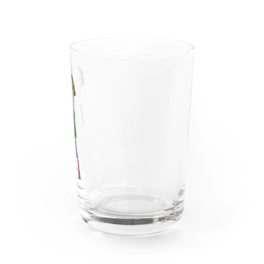 Santomi Hirosukeのおじさん_knh002 Water Glass :right