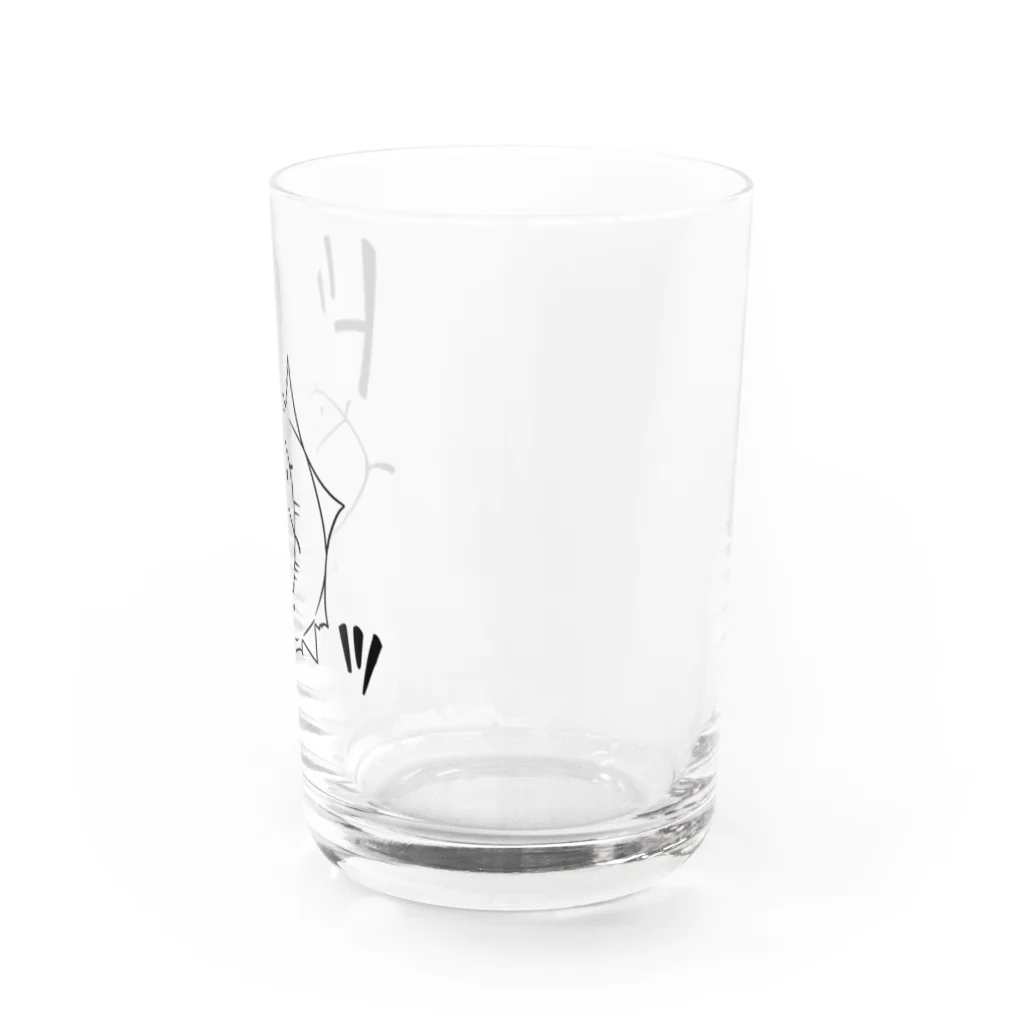 うさやのアクティブに限界突破するパンダ Water Glass :right