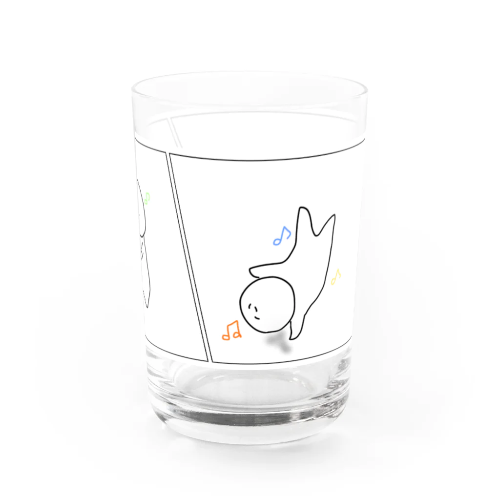 ゆるかわ りずむくんのりずむくん Water Glass :right