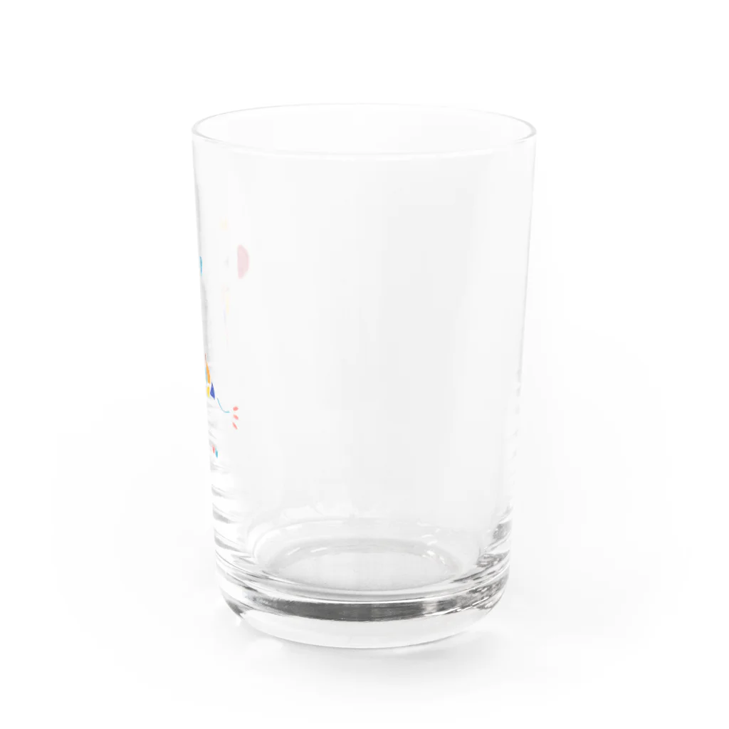 sampoの色鉛筆のきりん Water Glass :right