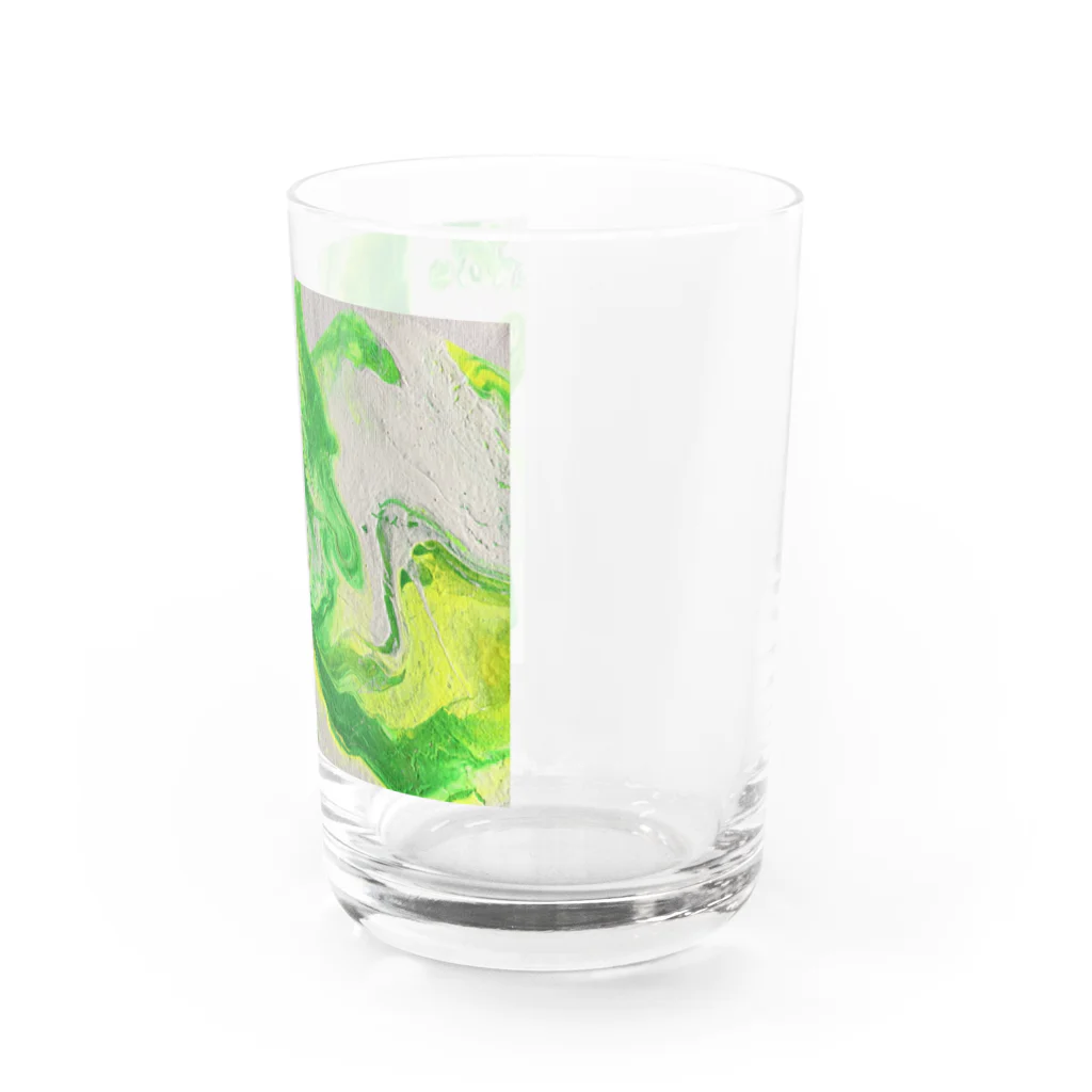 猫鯵のLime Water Glass :right