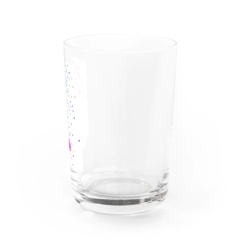 5つ葉クローバーの4歳の芸術品 Water Glass :right