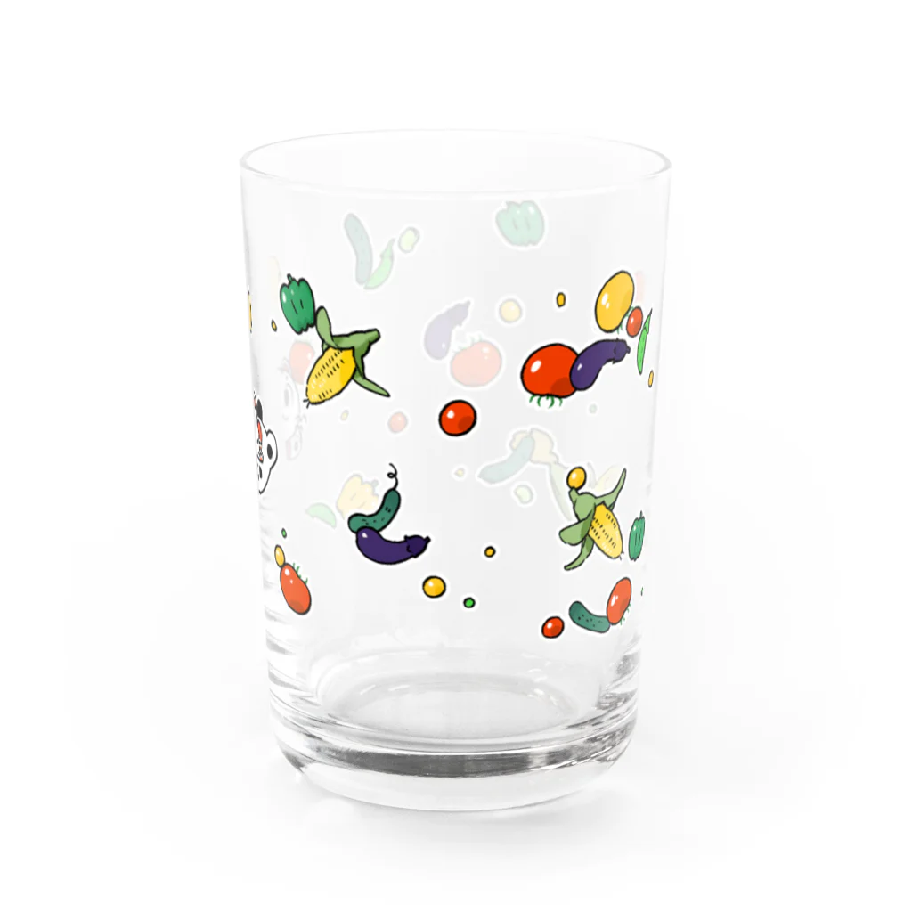 をかし屋のこまいぬくん　すこやか夏の日 Water Glass :right