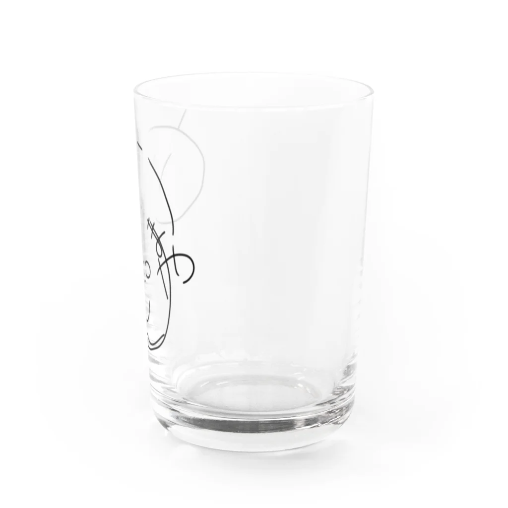 #らんたの飛蝗屋商会のjoushi no namae Water Glass :right