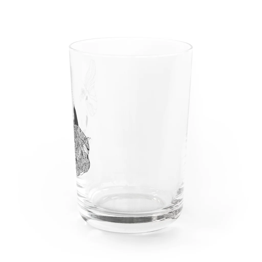 makkura.のらんちう　(yowmoreyow.) Water Glass :right