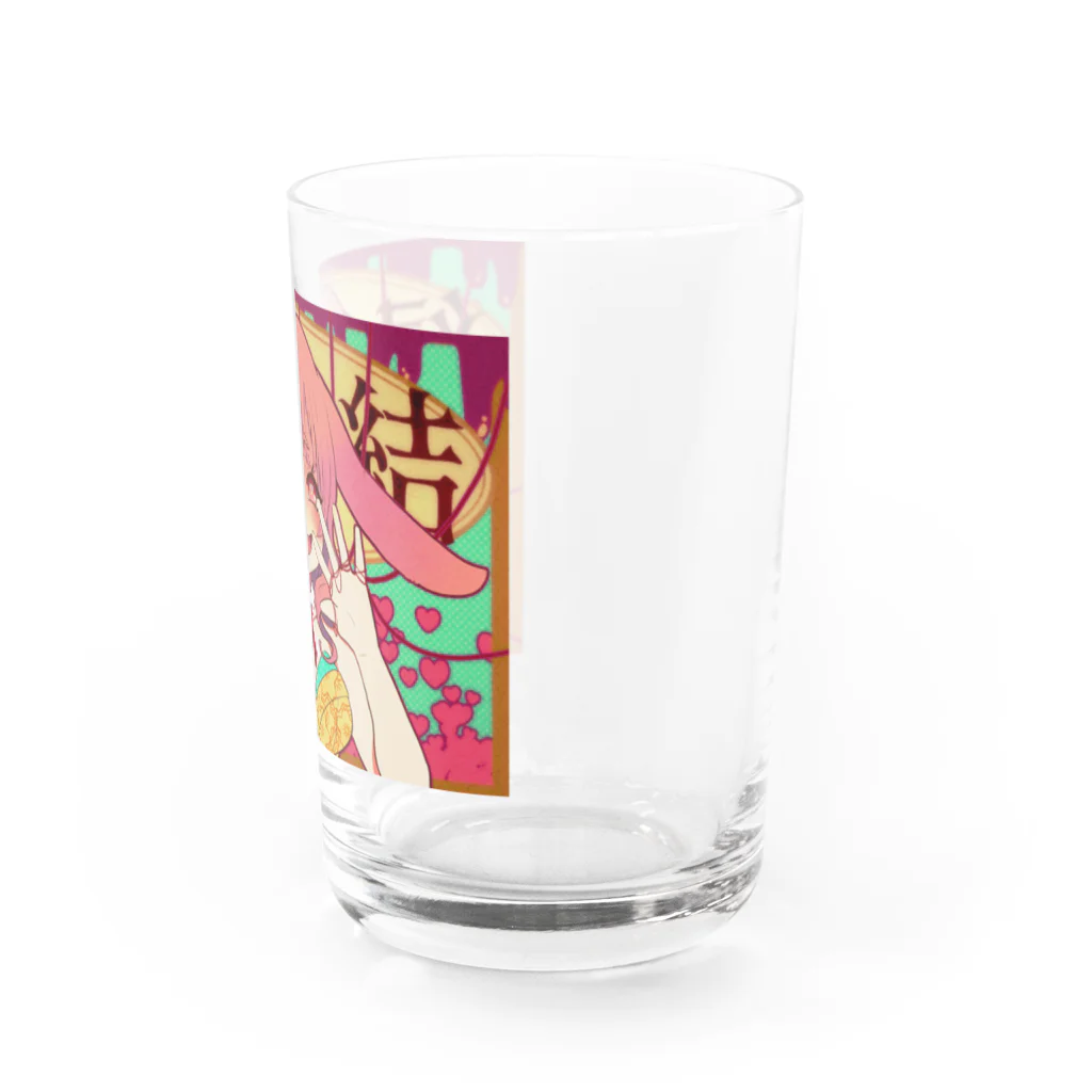 鳴虫山書房のゴリヤクシリーズ【エンムスビ】 Water Glass :right
