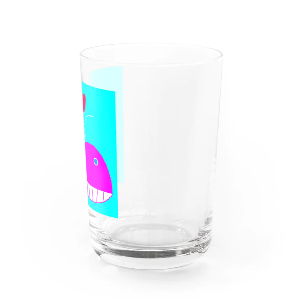 あげぱのくじらぶ Water Glass :right