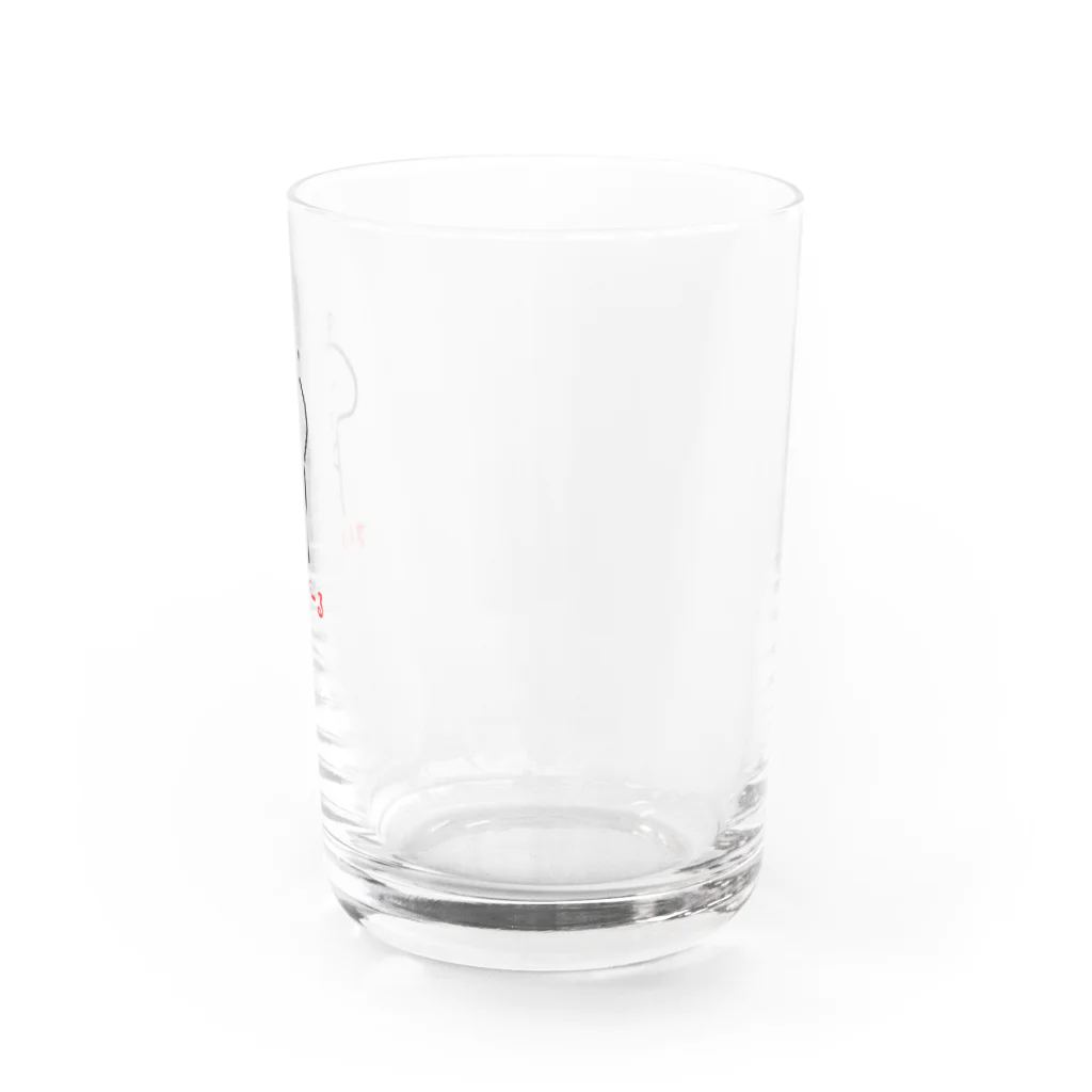 kedamamaのきりんびーる(赤) Water Glass :right