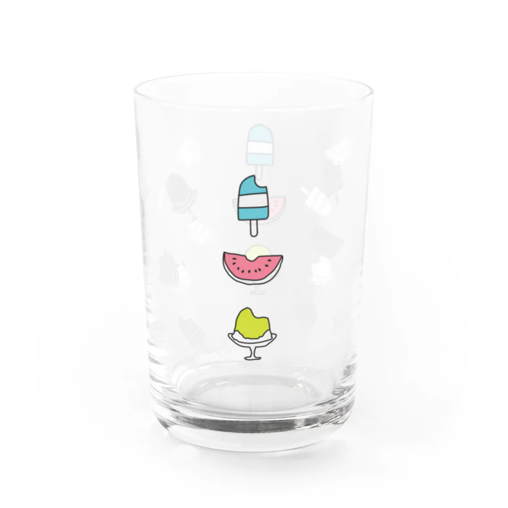 milshopのなつのおかし-のみもの- Water Glass :right