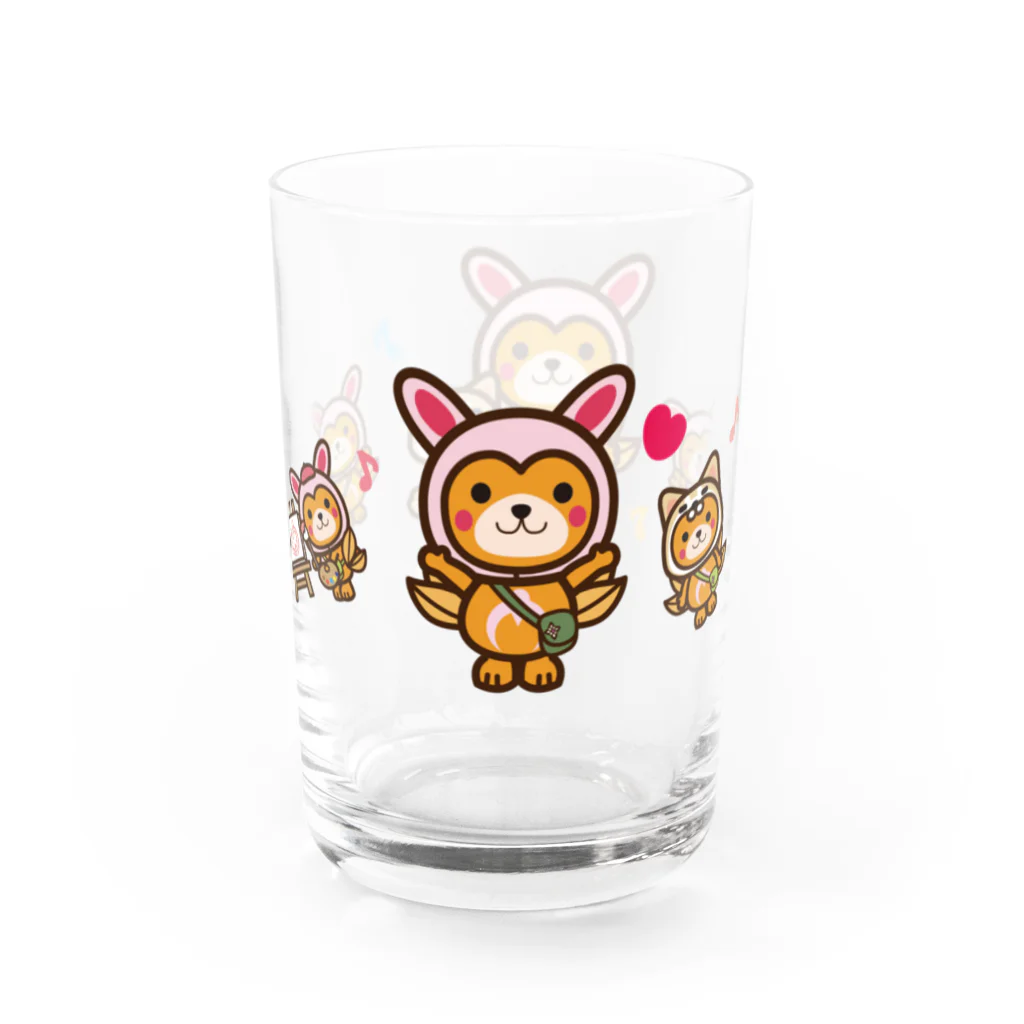 ニャジロウショップSUZURI店のこあぴょんグラス Water Glass :right