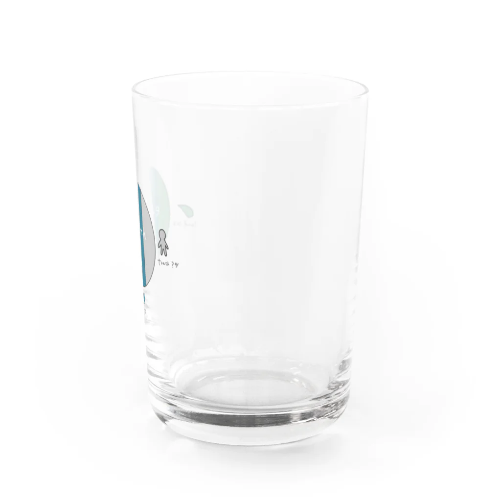 10o'clockのhuman trash Water Glass :right