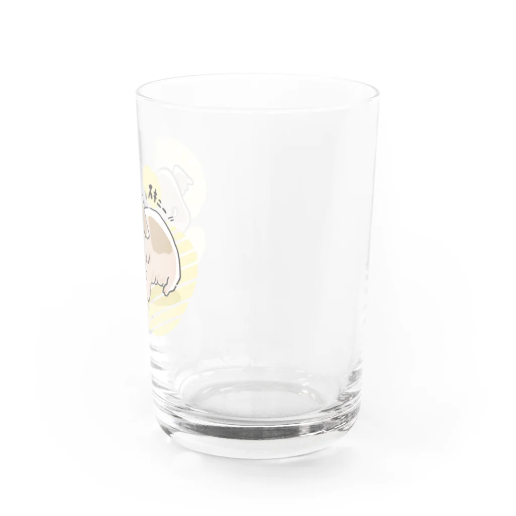 aNone sOnoneのスキニーギニアピッグイラストグッズ Water Glass :right