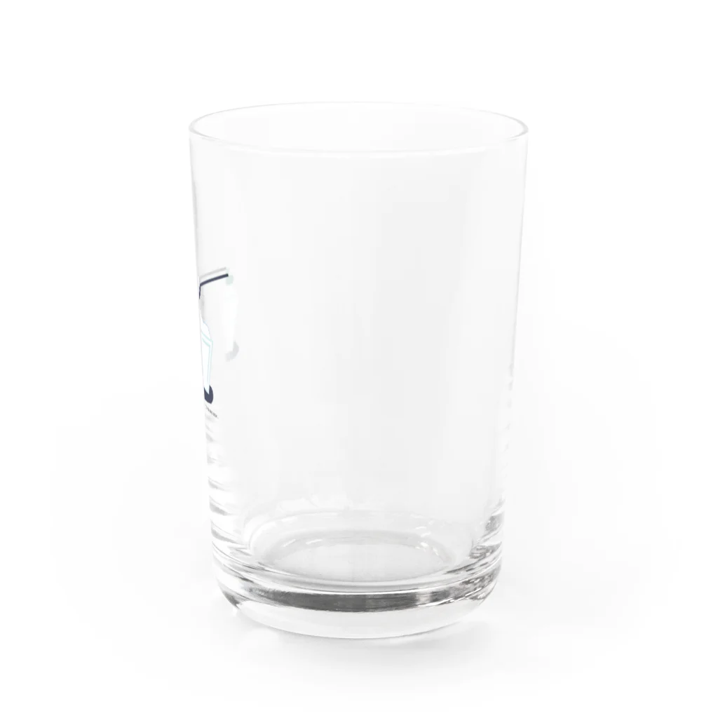 天ざるそばのヨーグルト（ゆっくりたいむ） Water Glass :right
