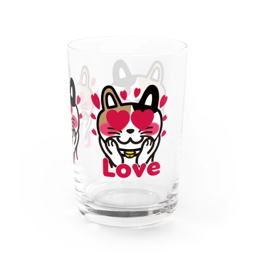 キッズモード某のねこLove Water Glass :right