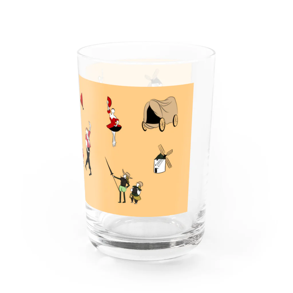 satomimitsukiのドン・キホーテ オレンジ Water Glass :right