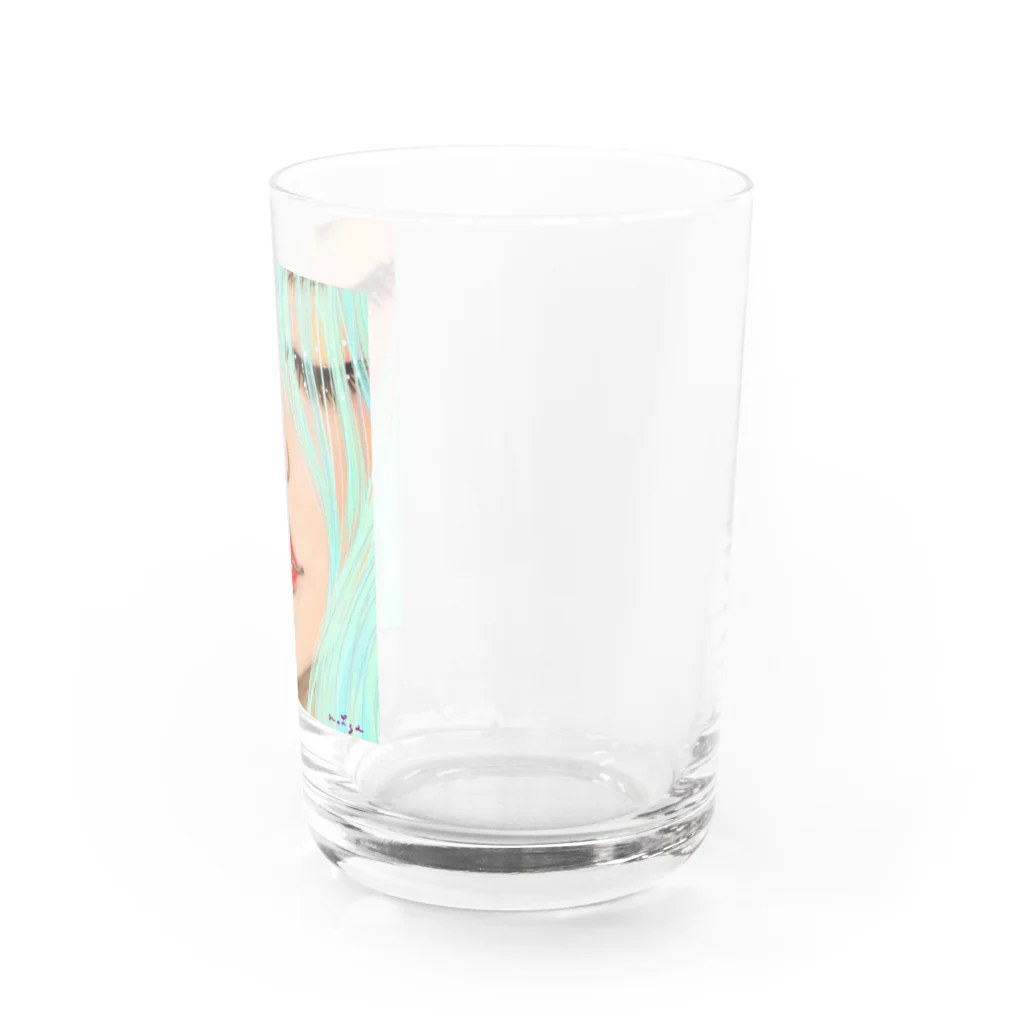 Ｍ✧Ｌｏｖｅｌｏ（エム・ラヴロ）の赤いくちびる💋 Water Glass :right