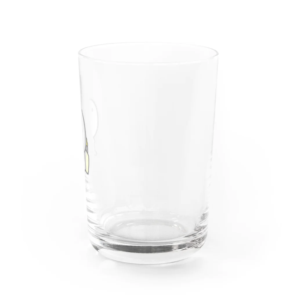 みるくと一緒のおすわりみるくんグラス Water Glass :right