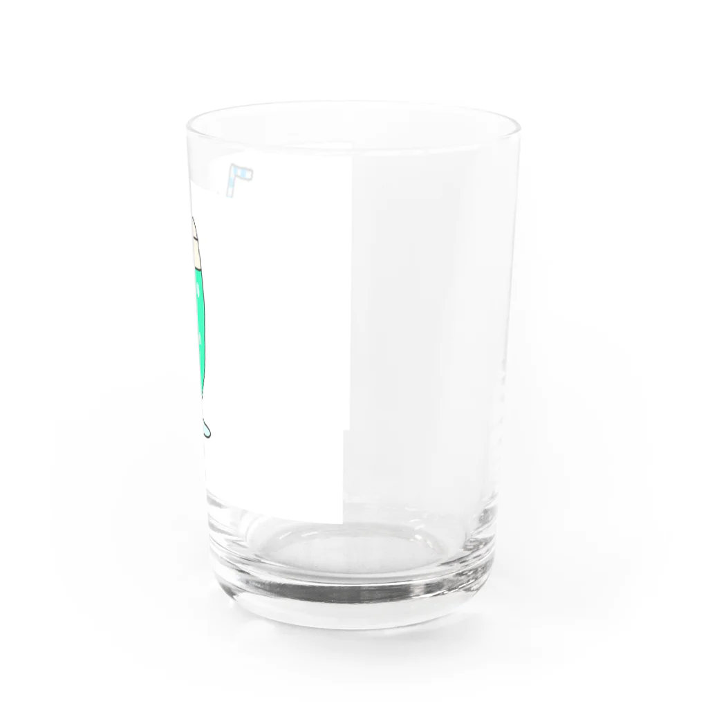 chocotto productionのクリームソーダくん Water Glass :right