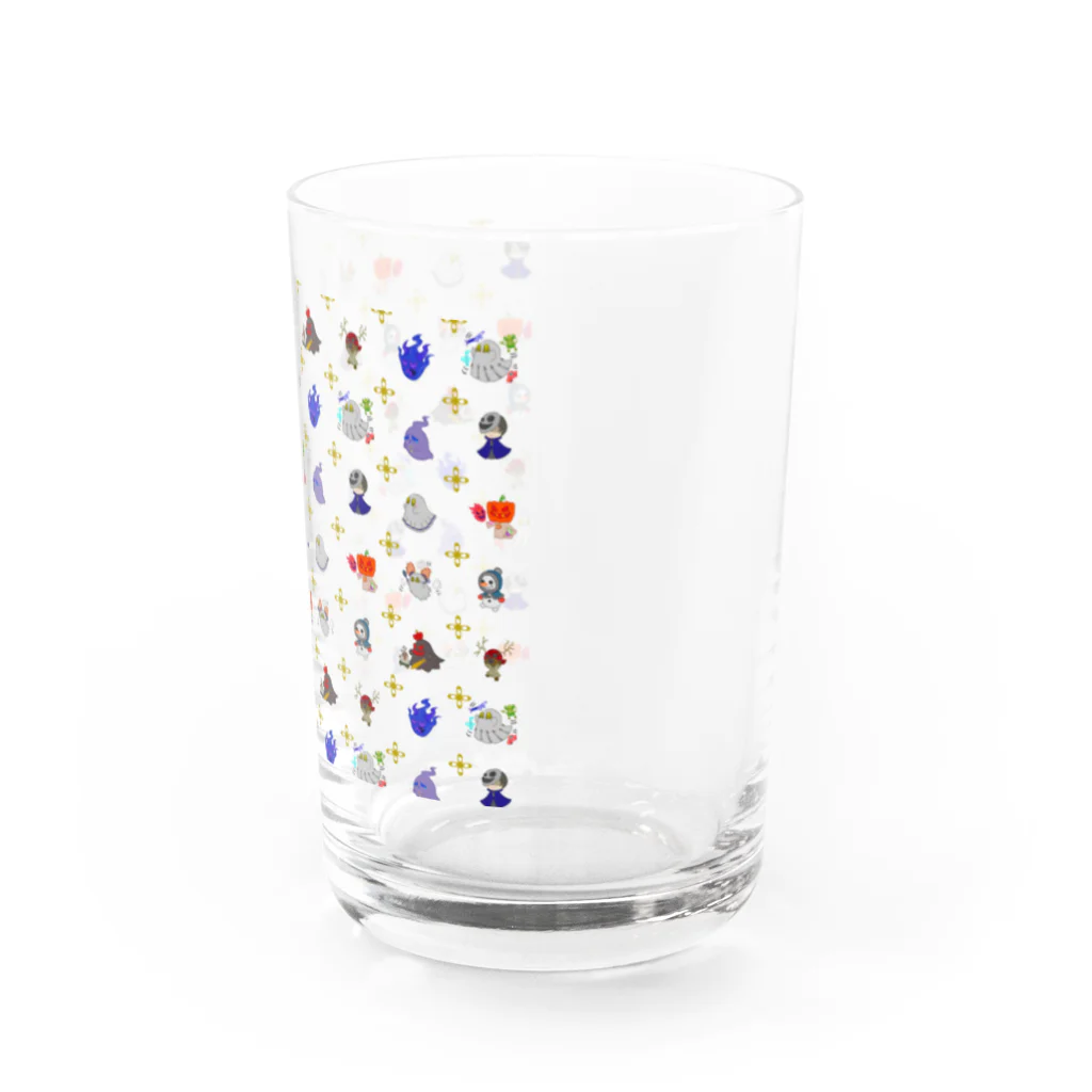 ウサネコのゾワゾワ洋ゆーれい Water Glass :right