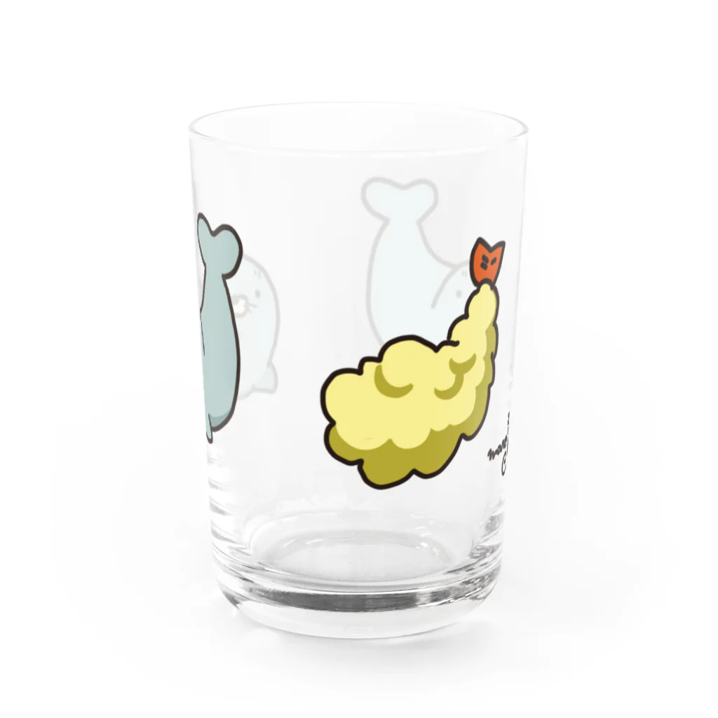 まろぽけっとのあざらしえびふらい Water Glass :right