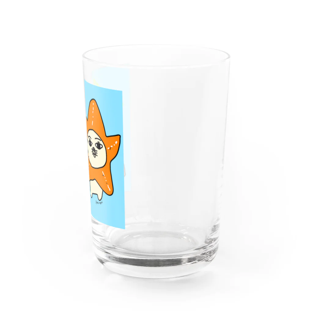 砂糖６杯分のヒトデとメンダコのコスプレ Water Glass :right