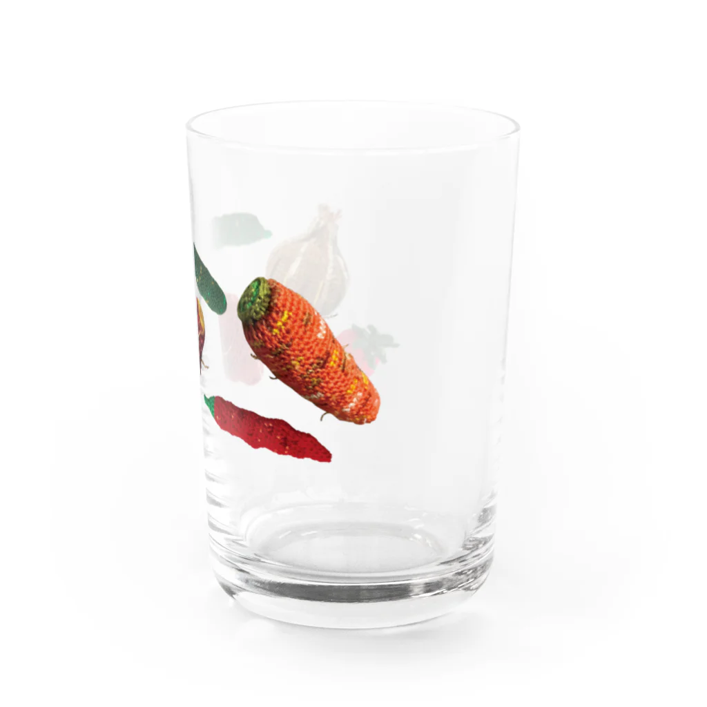 SHOP AKAONIの毛糸で編んだ野菜 Water Glass :right