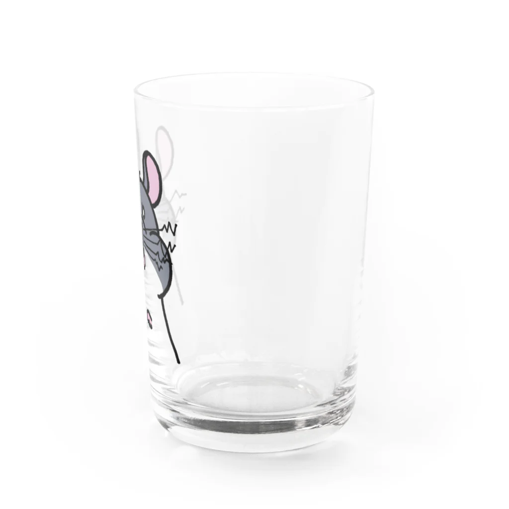 チンチラごまめと愉快な仲間たちのびっくりごまめ Water Glass :right