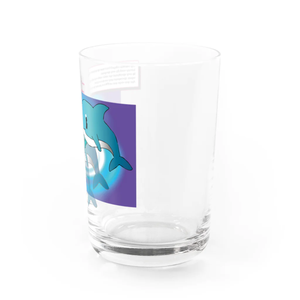 hArUのイルカちゃん２ Water Glass :right