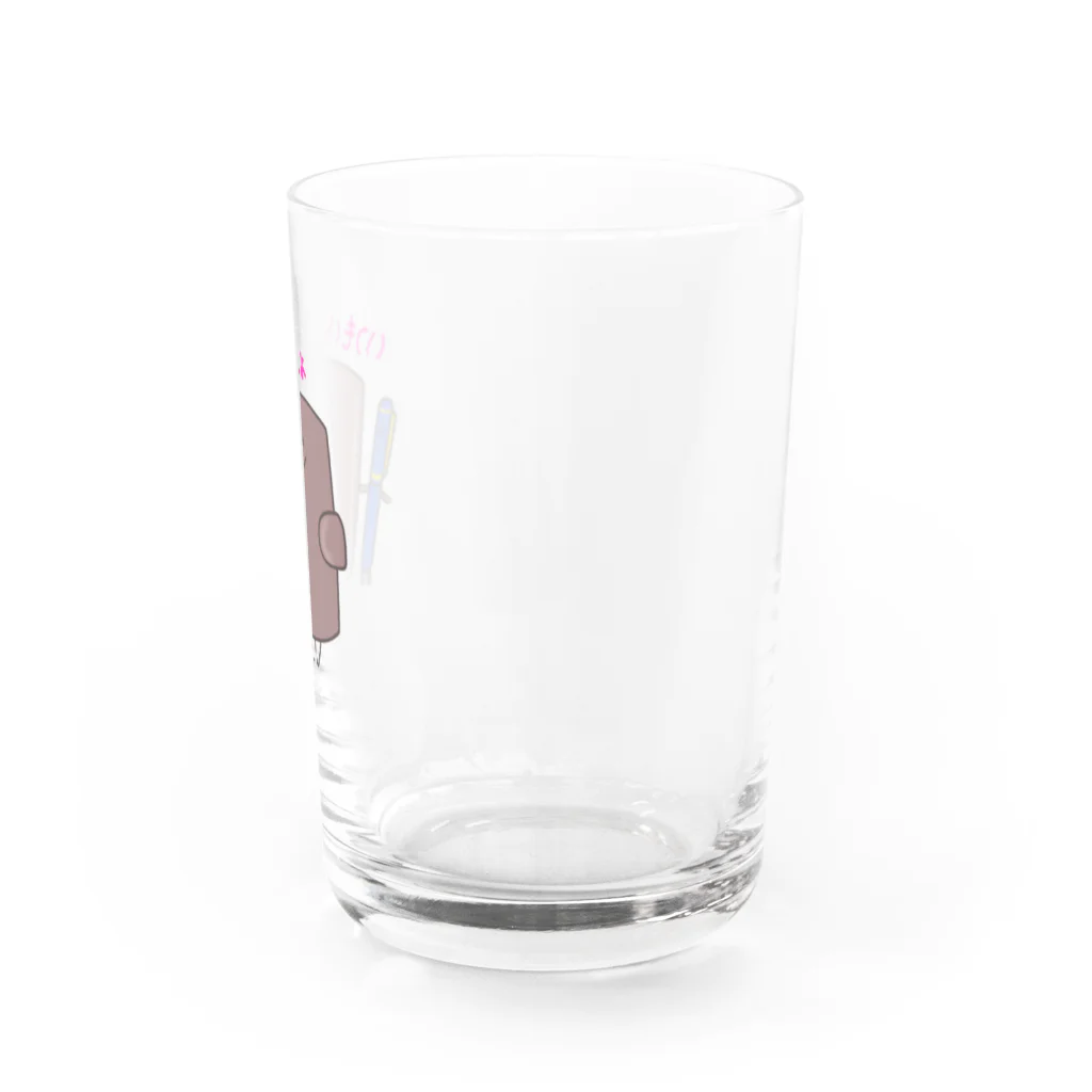 MONYAEの万年筆くんとシステム手帳さん Water Glass :right