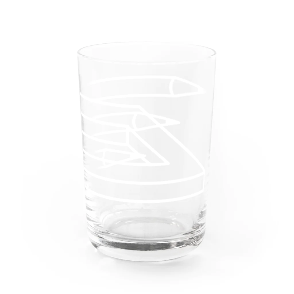 株式会社ノウト・デザイン分室の不可能立体ブリヴェット(悪魔の音叉)からの不可能鉛筆（濃色用） Water Glass :right