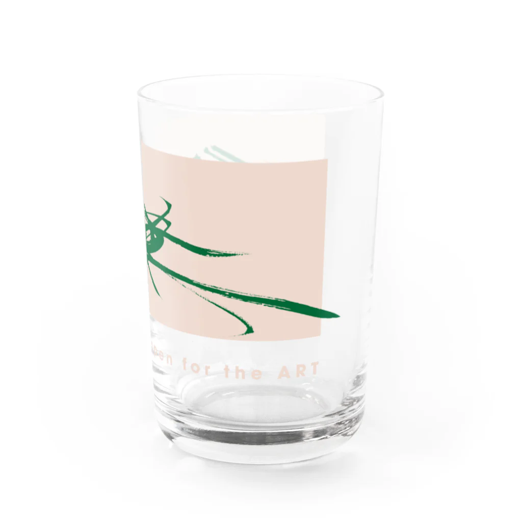 ATELIER RYUSEIのuma-running-coralback design Water Glass :right