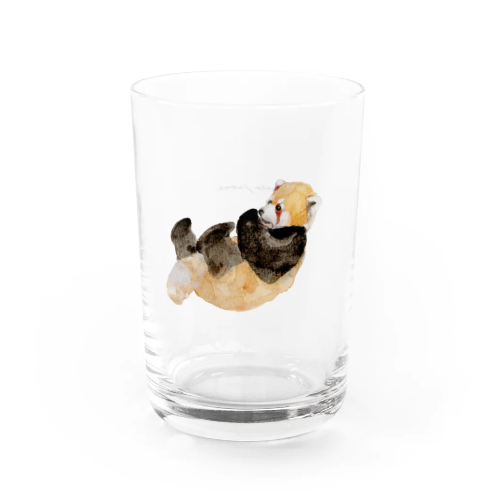 Canako Inoueのレッサーパンダ Water Glass :right