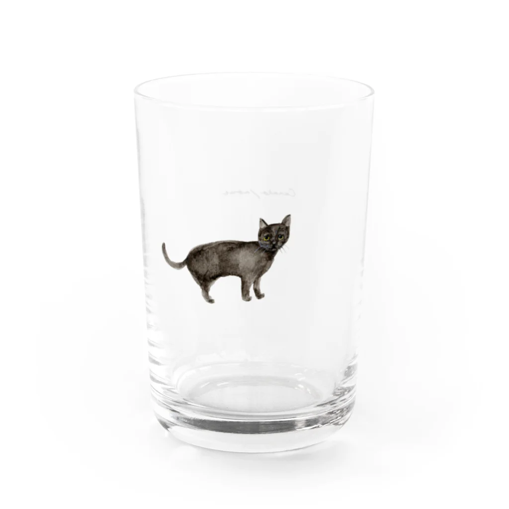 Canako Inoueの黒猫 Water Glass :right