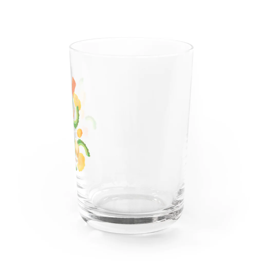 のぐちさきのごーやちゃんぷるー Water Glass :right