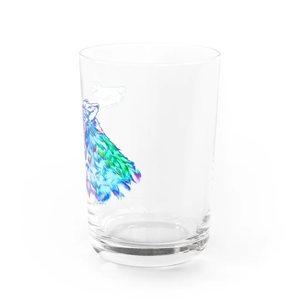 1024のオオカミ Water Glass :right