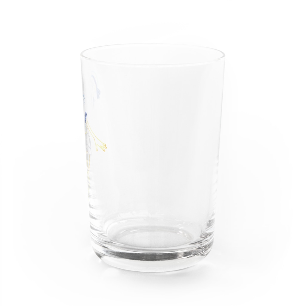 優くんのすずりの夏のセーラー服ボーイ Water Glass :right